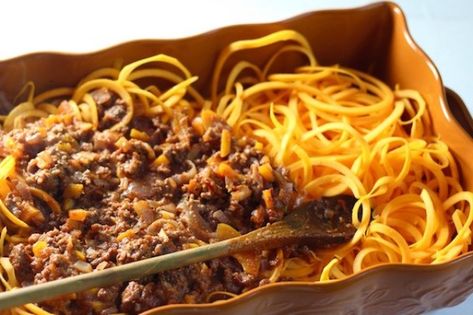 Vegan Ragu, Best Lentil Recipes, Butternut Squash Noodles, Lentil Ragu, Vegetarian Bolognese, Vegan Iron, Ragu Bolognese, Butternut Squash Noodle, Olive Magazine