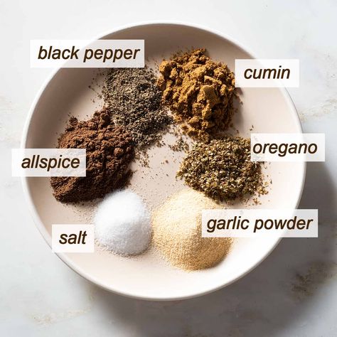 Mediterranean Spice Rub for Chicken Chicken Taco Seasoning Recipe, Gluten Free Taco Seasoning, Chicken Rub Recipes, Taco Seasoning Ingredients, Gluten Free Tacos, Chicken Taco Seasoning, Dry Rub Recipes, Chicken Rub, Shredded Chicken Tacos