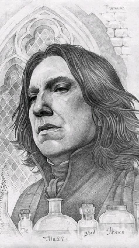 Severus Sneep, Fanart Harry Potter, Harry Potter Sketch, Snape Fan Art, Art Harry Potter, Harry Potter Art Drawings, Alan Rickman Severus Snape, Harry Potter Severus Snape, Severus Rogue