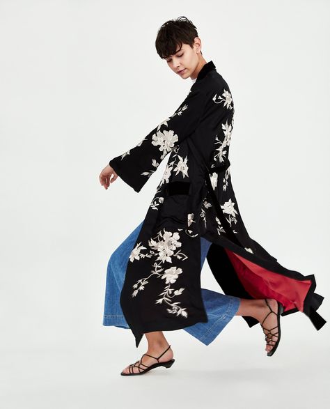 BEST SELLERS-WOMAN | ZARA United States Zara Kimono, Zara 2020, Moda Kimono, Chinese Fashion Street, Mode Kimono, Traditional Kimono, Bleach Tie Dye, Summer Kimono, Glamour Beauty