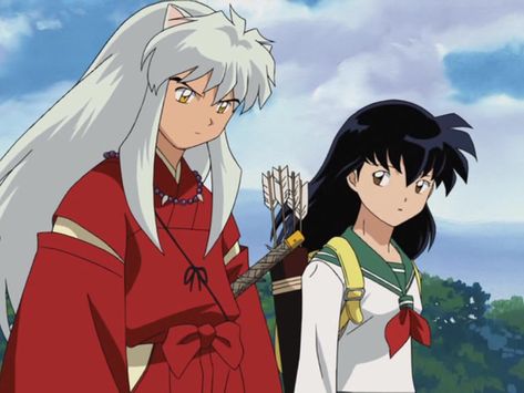 Inuyasha And Kagome, Inuyasha Love, Inuyasha Fan Art, Kagome And Inuyasha, Kagome Higurashi, Old Anime, Cowboy Bebop, Doja Cat, Inuyasha