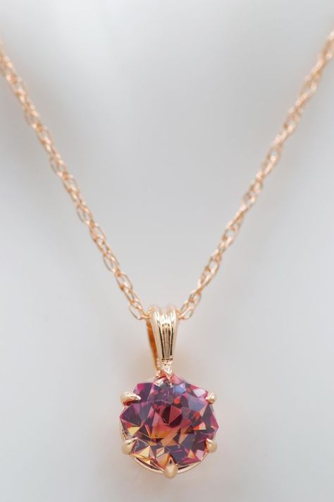 Padparadscha Sapphire Necklace, Birth Stone Necklace, Basket Pendant, Girlfriend Necklace, Gold Basket, Sapphire Necklace Pendants, Necklace Orange, Sweet Ideas, Padparadscha Sapphire