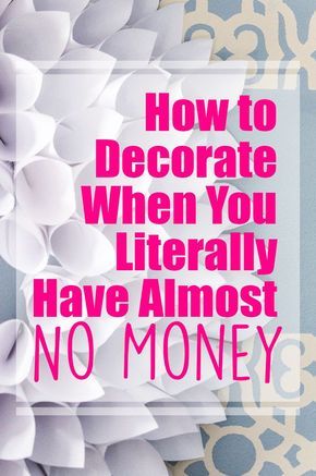 10 Tipps für Deko und Basteln für die man (fast) kein Geld braucht *** 10 tips for How to Decorate on a Tight Budget. Decorate Apartment, Boho Apartment, Diy Home Decor For Apartments, Budget Money, Home Decor Hacks, Inspire Me Home Decor, Baby Shower Decor, No Money, Small Budget