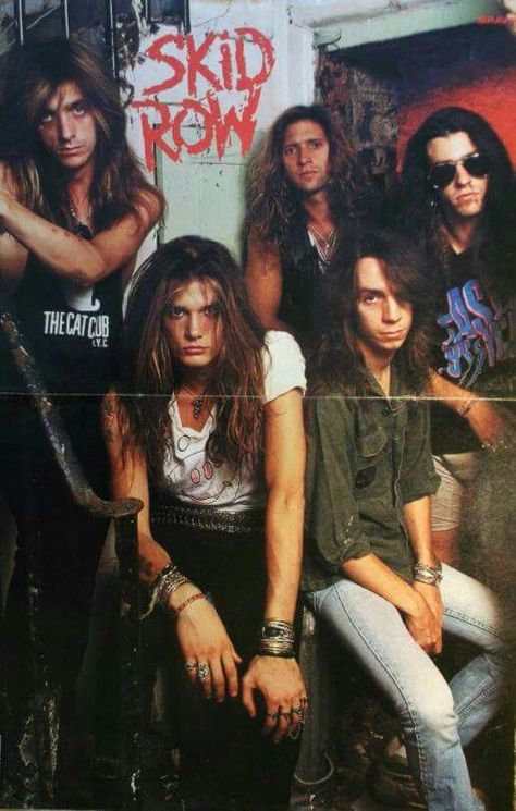 Skid Row Band, 80 Hair, Rachel Bolan, Rock People, 80s Hair Metal, 1980s Hair, Hair Metal Bands, 80s Hair Bands, Hair Metal