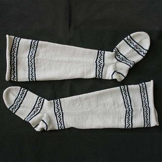 Medieval Socks, Medieval Knitting, Stocking Pattern, Peregrine, Knit In The Round, 12th Century, Zig Zag, Ravelry, Men's Clothing