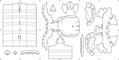 Download Templates Godzilla Helmet page 1 - 4 Godzilla Helmet page 5 - 8 Godzilla Helmet page 9 - 12 Cardboard Helmet, Cardboard Mask, Diy Masks, Mask Template, Diy Mask, Godzilla, Halloween Crafts, Halloween Decorations, Mask