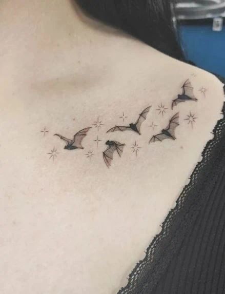 210+ Bat Tattoo Ideas To Drive You Batty! Bat Tattoos, Bats Tattoo Design, Flower Shoulder Tattoo, Eyeball Tattoo, Vampire Tattoo, Lantern Tattoo, Optical Illusion Tattoo, Single Needle Tattoo, Bone Tattoos