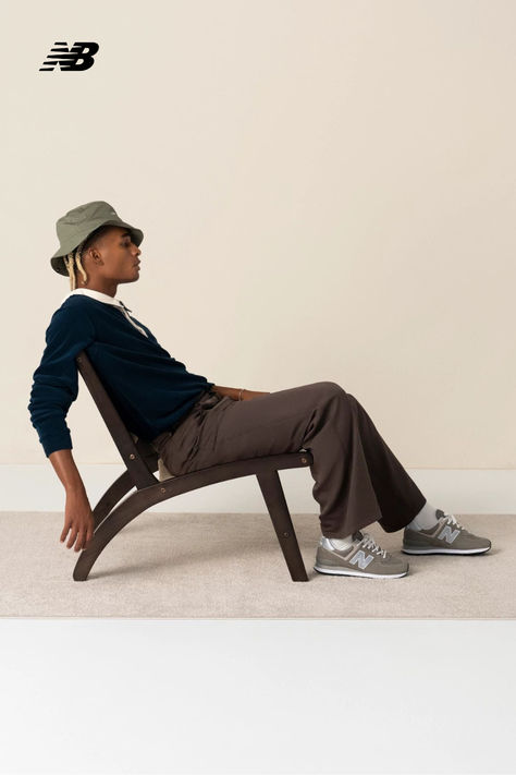 Worn by anyone. New Balance 574 Outfit Mens, New Balance 574 Outfit, 574 Outfit, New Balance Style, New Balance 574, Art Poses, Put On, Business Casual, New Balance