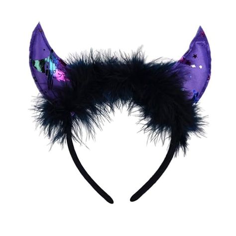 Amazon.com: YOVECATHOU LED Devil Horn Light Up Headband Flashing Horn Halloween Christmas Party Decor For Halloween Costume Party Cosplay (Purple) : Beauty & Personal Care Christmas Party Decor, Decor For Halloween, Horn Headband, Halloween Costume Party, Fancy Dresses Party, Halloween Party Costumes, Christmas Party Decorations, Carnival Party, Sophisticated Style