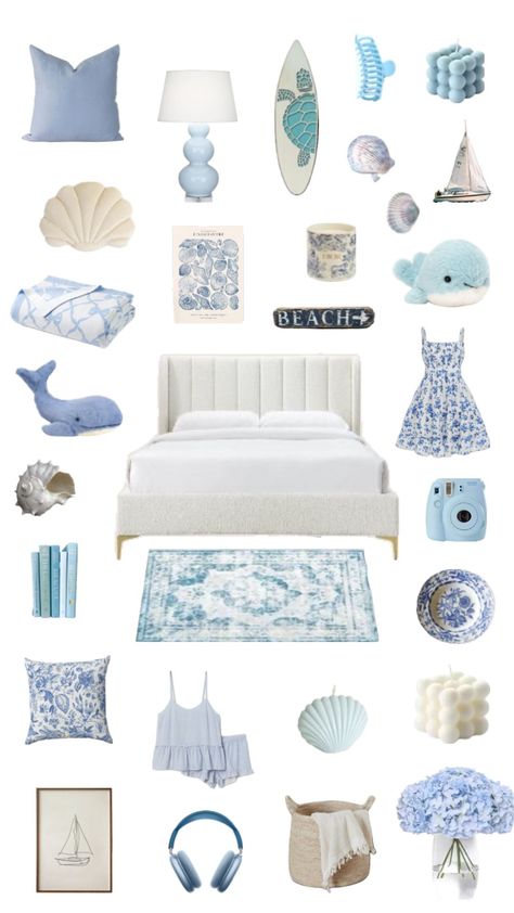 Costal Bedroom, Surf Room Decor, Coastal Room Decor, Ocean Room Decor, Summer Room Decor, Beachy Room Decor, Beach Room Decor, Room Redesign, Preppy Room Decor