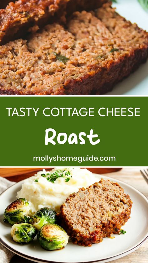 Discover the perfect recipe for a delicious and easy cottage cheese roast that will delight your taste buds! This dish is a wonderful combination of creamy cottage cheese and savoury roasted vegetables, creating a satisfying and healthy meal for any occasion. Whether you're looking for a vegetarian main course or simply want to try something new, this cottage cheese roast is sure to become a go-to favorite in your recipe collection. Impress your family and friends with this flavorful dish that i Cottage Cheese Loaf, Low Calorie Pancakes, Cheese Loaf, Vegetarian Main Course, Cottage Cheese Pancakes, Cottage Cheese Recipes, Free Breakfast, Try Something New, Roasted Vegetables