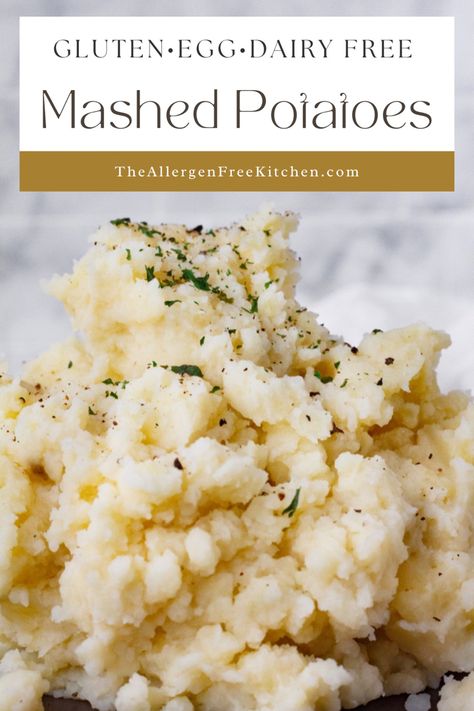 Gluten Free Mashed Potatoes, Dairy Free Mashed Potatoes, Roast Dinners, Allergy Free Diet, Vegan Mashed Potatoes, Allergen Free Recipes, Healthy Potato Recipes, Allergy Friendly Recipes, Roast Dinner