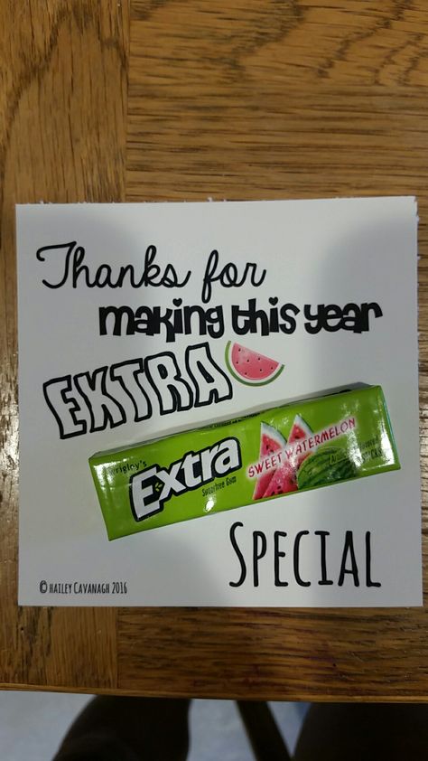 Extra Gum -- Class Handout Body Campaign, Extra Gum, Student Body, Student Council, Gum, Gift Ideas, Gifts