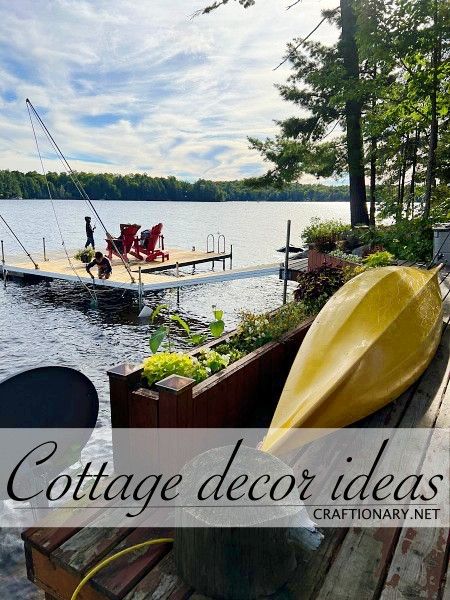 Lake Cottage Decorating Ideas, Diy Lake House Decor, Cottage Decor Lakeside, Lakeside Cottage Interiors, Cottage Branding, Lake Cottage Interiors, Diy Painting Ideas On Canvas, River House Decorating Ideas, Coffee Mug Painting Ideas