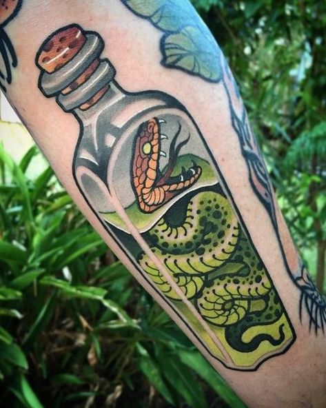 Monster Tattoo, Flash Ideas, Petit Tattoo, Tattoo Filler, Bottle Tattoo, Tattoos Mandala, Tattoo Henna, Awesome Tattoo, Traditional Flash