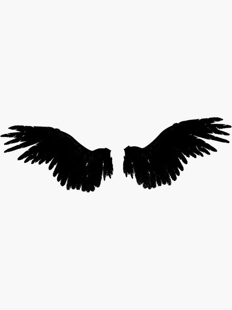 Supernatural Wings, Supernatural Angel Wings, Aesthetic Scenes, Wings Sticker, Supernatural Angels, Experimental Typography, Supernatural Tattoo, Angel Wings Design, Angel Wings Tattoo