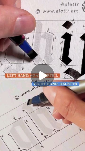 Left Hand Calligraphy, Calligraphy Left Handed, Left Handed Calligraphy Tutorial, Left Handed Calligraphy, Calligraphy Masters, Hand Calligraphy, Left Handed, Right Hand, Written By