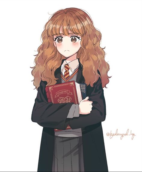 Hermione Granger Fanart, Harry Potter Uniform, Harry Potter Sketch, Citate Harry Potter, Harry Potter Cartoon, Harry Potter Art Drawings, Harry Potter Girl, Harry Potter Illustrations, Cute Harry Potter