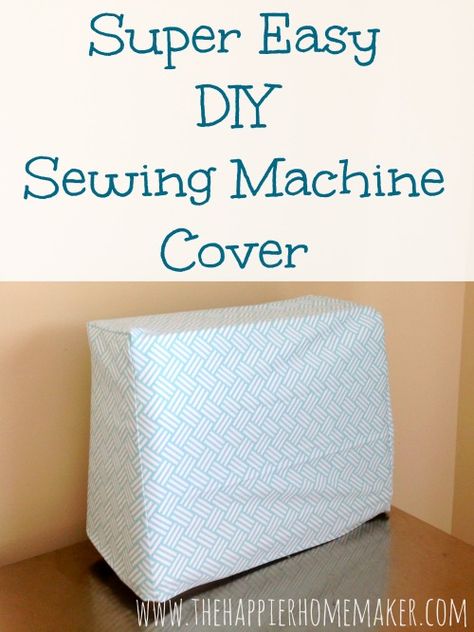 Learn how to sew a sewing machine cover! Perfect for any sewing machine you have. You'll find more tutorials like this on www.patchworkposse.com Diy Sewing Machine Cover, Sewing Machine Cover Diy, Sewing Machine Cover Pattern, Trendy Sewing Projects, Trendy Sewing Patterns, Sewing Machine Cover, Thrift Store Crafts, Sewing Crafts Tutorials, Techniques Couture