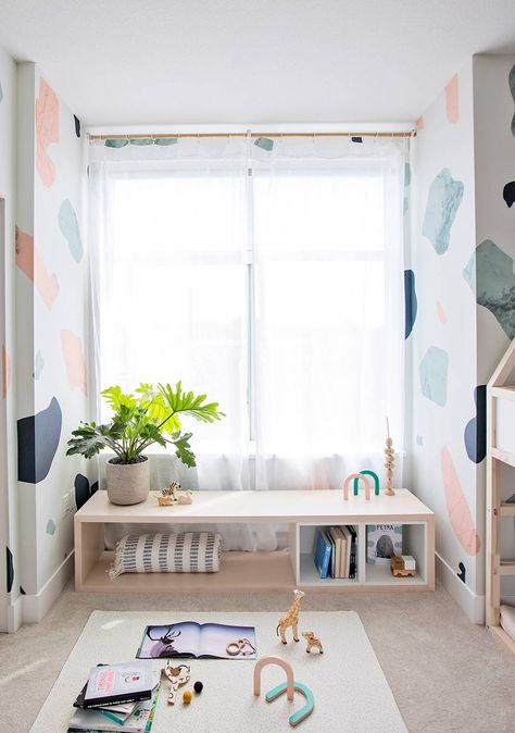 IKEA Hack Ideas That Actually Look Stylish in Real Life | MyDomaine Storage Hacks Bedroom, Diy Window Seat, Ikea Eket, Ikea Kids Room, Eco Furniture, Hack Ikea, Kura Bed, Modern Kids Room, Ikea Bedroom