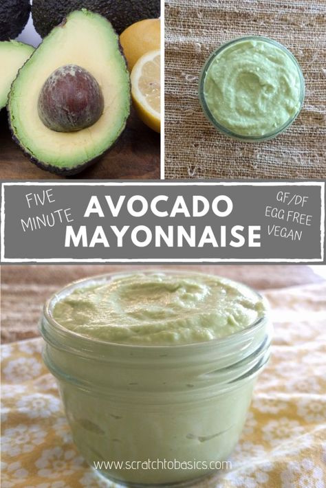 Avocado Mayo Recipe, Avocado Mayonnaise, Avocado Mayo, Avocado Recipes Healthy, Healthy Dip, Avocado Dessert, Drink Inspiration, Food Sensitivity, Vegan Egg