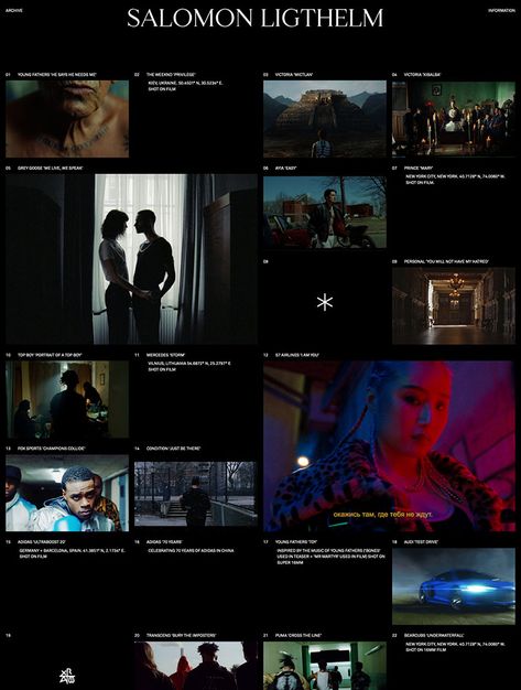 Landing Page Design Inspiration, Best Landing Page Design, Movie Website, Visual Style, Minimal Photography, Portfolio Design Layout, Portfolio Site, Portfolio Web Design, Minimal Web Design