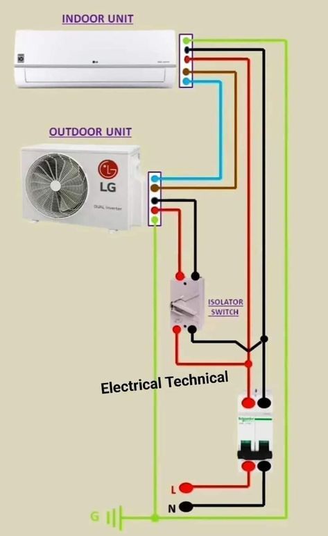 Rv Solar Power System, Electrical Wiring Colours, Diy Solar Power System, Electrical Engineering Projects, Electronics Projects For Beginners, Air Conditioner Maintenance, Basic Electrical Wiring, Electrical Symbols, Home Electrical Wiring