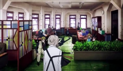 Detective Agency Office, Bsd Shifting, Armed Detective Agency, Shifting Visuals, Dog Doctor, Port Mafia, Because Of Him, Agency Office, Bungou Stray Dogs Characters