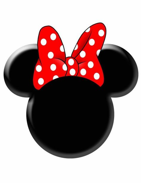 Minnie Mouse Head, Disney Classroom, Tema Disney, Ideas Cumpleaños, Disney Printables, Baby Rosa, Disney Scrapbook Pages, Minnie Bow, Minnie Party