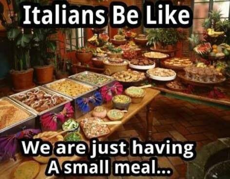 What can we say, we love to eat! #Italian #Italiancooking #pasta #pizza #funny Italian Girl Problems, Italian Things, Italian Memes, Italian Girl, Italian Pride, Italian Humor, Italian Life, Cooking For A Crowd, Italian Culture