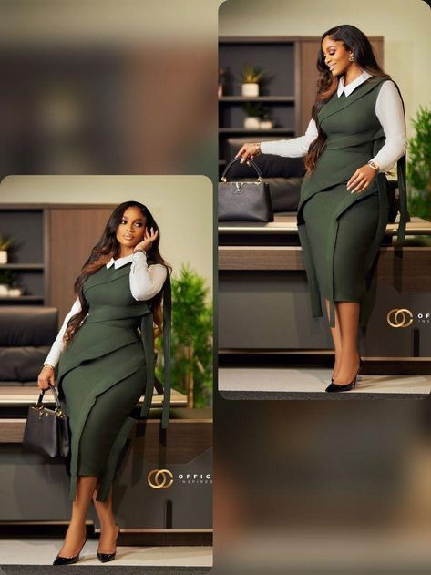 Decent Outfits For Women, Decent Outfits, Convocation Dress, Corporate Wears, Office Wear Women Work Outfits, Choir Uniforms, Corporate Gowns, Office Wears, Cute Professional Outfits