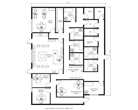 Medical Office Floor Plan Template Beautiful Office Interior Design Layout Plan Hospital Floor Plan, Office Layout Plan, Medical Clinic Design, Office Floor Plan, Writing Lesson Plans, Medical Office Design, Nurses Station, Printable Lesson Plans, Layout Plan