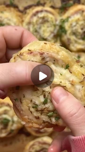 Yummy & Easy by Lama Khatib on Instagram: "This one looks so yummy 😋 🤤 recipe @dianemorrisey 💕This is her most viral reel of 2023 that’s racked up over 5 million views. And yea, it used my favorite I greediest to have in the freezer, puff pastry.  Guaranteed to make you look like a roaster every single time.  I hope you try!  *Recipe below in the caption  **Also, this Modern English song has been an all time fave of mine ever since I heard it for the first time in the movie Valley Girl with Nic Cage, in the 80s.  Brings me right back….❤️  Do you like a Reuben Sandwich?   They are such a delicious sandwich any time if year and this is a great riff on that.  These Pinwheels are a great party food based on these classic sandwiches🌀🌀🌀 Corned beef, swiss cheese, dijon and sauerkraut are r Party Wraps Recipes Appetizer Ideas, Pinrolls Recipes Roll Ups, Easy Starters Recipes, Puff Pastry Snacks, Pinwheel Recipes, Delicious Sandwiches, Party Food And Drinks, Puff Pastry Recipes, Beef Recipes Easy