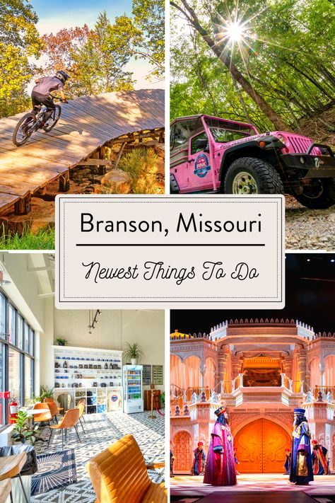 One thing you can count on in 2023 is Branson finding new ways to entertain you. Check out our list of the newest things you won’t want to miss on your next visit to Branson, Missouri! #explorebranson #bransonmissouri #bransonmo #branson #bransonnewthingstodo #bransonattractions #bransonshows #bransondining What To Do In Branson Missouri, Fun Things To Do In Branson Missouri, Branson Missouri Caves, Gluten Free Branson Missouri, Things To Do In Branson Missouri Couples, Branson Mo Things To Do, Branson Landing Missouri, Branson Missouri Outfits, Free Things To Do In Branson Missouri