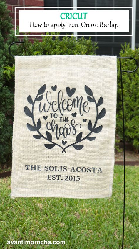 Diy Garden Flag Cricut, Cricut Garden Flags, Garden Flags Diy Vinyl, Yard Flags Diy, Cricut Room, Garden Flag Diy, Garden Flags Ideas, Vendor Fair, Adoption Fundraiser