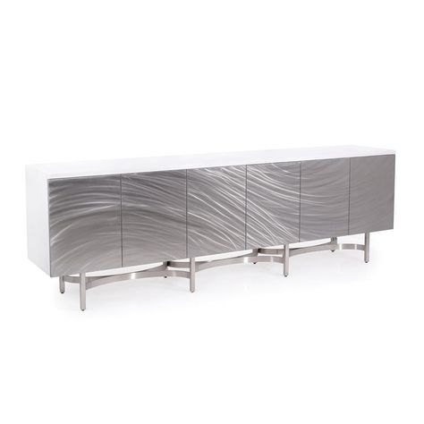 Silver in Motion | John Richard European Hinges, John Richard Collection, Reverse Painted Glass, Nyc Apt, John Richard, Sideboard Designs, Oval Rugs, Reverse Painted, Outdoor Hanging Lights