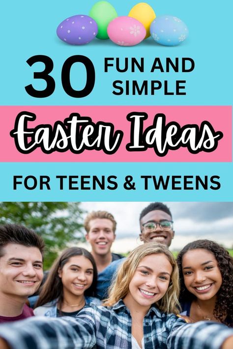 easter fun ideas for tweens Easter Fun Ideas, Easter Teens, Family Easter Games, Easter Egg Decorating Party, Easter Hosting, Easter Egg Hunt Games, Egg Hunt Games, Easter Egg Scavenger Hunt, Fun Easter Games