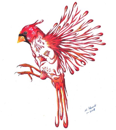 Prismacolor pencil drawing of a Cardinal. This is a tattoo for my daughter. Cardinal Memorial Tattoo, Cardinal Tattoo Memorial, Red Cardinal Tattoos, Tattoo Memorial, Cardinal Birds Art, Drawings With Meaning, Cardinal Tattoo, Cardinal Tattoos, Cardinal Memorial