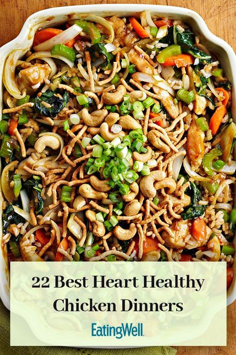 Healthy Dinner Recipes For Elderly, Heart Healthy One Dish Meals, Heart Friendly Food, Chicken Recipes Heart Healthy, Cholesterol Free Dinners, Crock Pot Heart Healthy Meals, Low Colestoral Food Recipes Chicken, Easy Dinner Recipes Low Sodium, Low Carb Low Salt Recipes Dinners