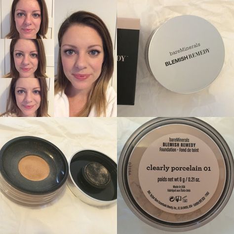 Bare Minerals blemish remedy Bare Minerals Makeup Tutorial, Blemish Remedies, Bare Minerals Eyeshadow, Bare Minerals Makeup, Recipe For Teens, Makeup Over 50, Acne Makeup, Makeup Over 40, Makeup For Older Women