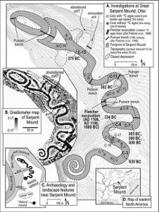 Serpent Mound Ohio, Cahokia Mounds, Great Serpent, Serpent Mound, Mound Builders, Scientific Investigation, Ohio Map, Sacred Science, Ohio History