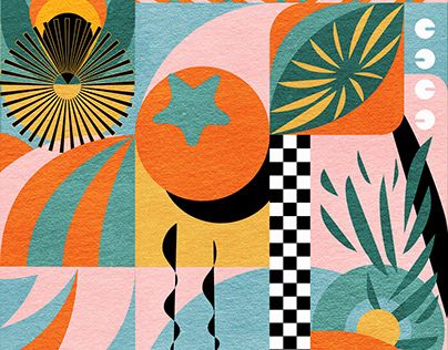 Nature Geometry, Orange Forest, Geometry In Nature, Tropical Orange, Forest Sunset, 타이포그래피 포스터 디자인, Illustration Photo, Geometric Pattern Design, Sunset Summer