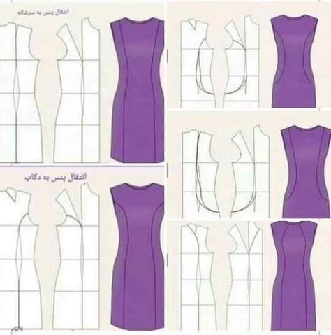 Pola Dress, Projek Menjahit, Clothing Pattern Design, Easy Dress Sewing Patterns, Sewing Patterns Blouse, Sewing Clothes Women, Fashion Design Patterns, Sewing Tutorials Clothes, Fashion Sewing Tutorials