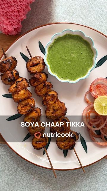 Soya Chaap Tikka, Chaap Tikka, Soya Chaap, Red Chilli Powder, Chilli Paste, Mustard Oil, Chaat Masala, Green Chilli, Oven Recipes