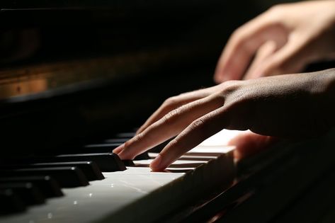 Playing Piano Close-up Shot Playing Piano And Singing, Piano And Singing, Piano Keyboard, Playing Piano, Learn Piano, Keyboard, Piano, Singing