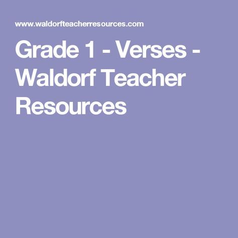 First Grade Poems, Waldorf Lessons, Waldorf Teacher, Waldorf Curriculum, Steiner School, Lesson Plan Book, Waldorf Education, Drama Ideas, Class Activities