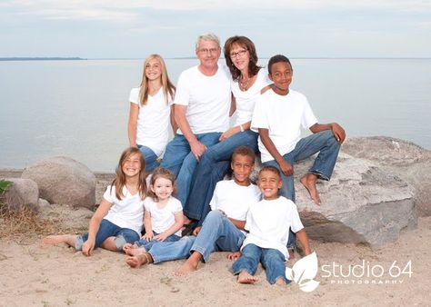 white shirt and jeans family pictures - Google Search Family Pictures With Jeans Outfit Ideas, White Tshirt And Jeans Outfit Family Pictures, White Top And Jeans Family Photoshoot, White Tee Blue Jeans Family Photoshoot, Blue Jeans White Shirt Family Photoshoot, Jeans And Tshirt Family Photoshoot, White Tshirt And Jeans Photoshoot Family, Family Pictures Jeans And White Shirts, Family Photoshoot Jeans And White