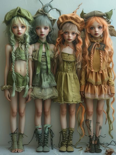 Image Куклы American Girl, Fairy Art Dolls, Art Dolls Cloth, Dark Art Illustrations, Art Dolls Handmade, Waldorf Dolls, Artist Doll, Doll Repaint, Doll Maker