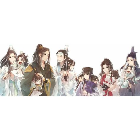 All MXTX siblings?! My heart is a puddle on the floor! Look at these tiny noodles and their elder potatoes!😍 ★Artist- hasuyawwn (or as Jen… Chibi Sketch, The Grandmaster, Heaven's Official Blessing, Light Novel, Anime Chibi, Fantasy Art, The Story, Princess Zelda, Wattpad