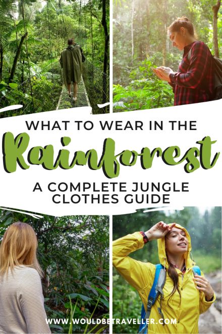 Knowing what to wear in a tropical rainforest can be tricky. This jungle packing list makes it far easier! Discover the best jungle clothes and tropical rainforest clothing that will keep you comfortable, fashionable and stylish while jungle trekking. Amazon Rainforest Outfits Women, Hiking Outfit Rainforest, Jungle Trekking Outfit, Rainforest Hike Outfit, What To Wear In The Amazon Rainforest, Rainforest Outfits Women, Jungle Outfits Women, Jungle Hiking Outfit, Hiking Outfit Costa Rica